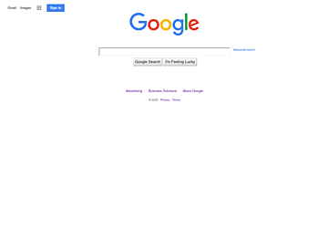 Screenshot of google.com