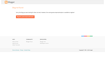 Screenshot of greatcompensationplan.blogspot.com.ng