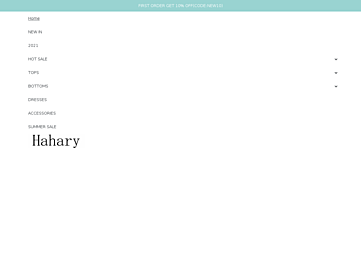 Screenshot of hahary.com