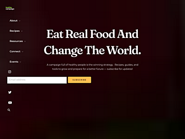 Screenshot of healthycampaign.com