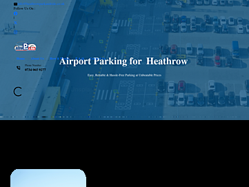 Screenshot of heathrowparkandride.co.uk