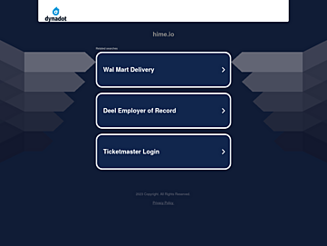 Screenshot of hime.io