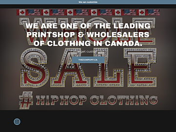 Screenshot of hiphopwholesalecanada.com