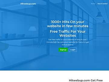 Screenshot of hitwebup.com