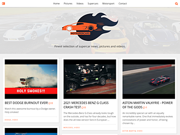 Screenshot of hotsupercars.com