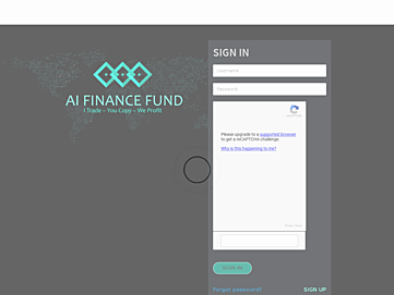 Screenshot of id.aifinance.fund