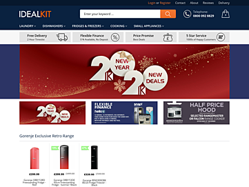 Screenshot of idealkit.co.uk