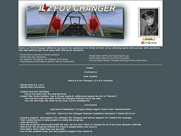 Screenshot of il2fovchanger.byethost7.com