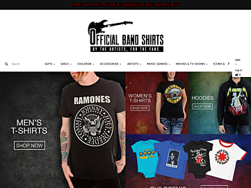Screenshot of illrockmerch.com