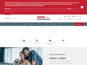 Screenshot of imcu.org
