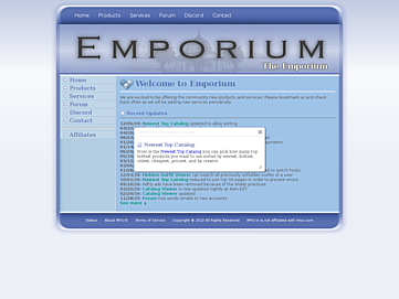Screenshot of imvu-e.com