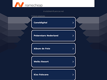 Screenshot of invisibleinfluence.net