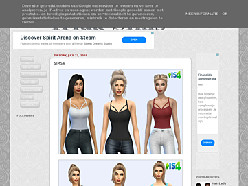 Screenshot of irida-sims.blogspot.kr