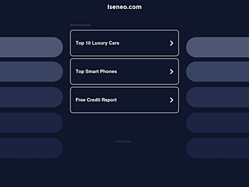 Screenshot of iseneo.com