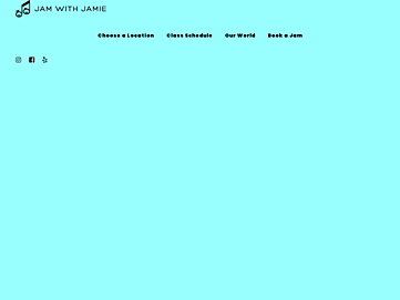 Screenshot of jamwithjamie.com