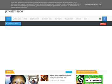 Screenshot of jaykbest.blogspot.com.ng