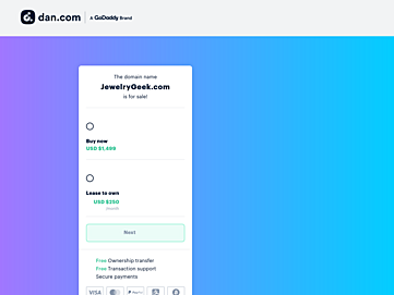 Screenshot of jewelrygeek.com