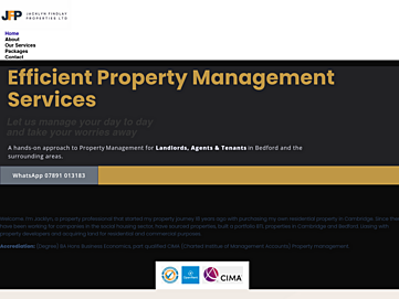 Screenshot of jf-properties.com
