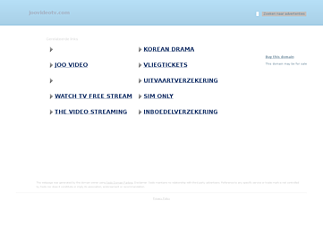 Screenshot of joovideotv.com