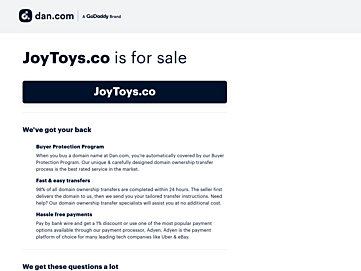 Screenshot of joytoys.co