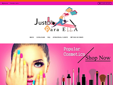 Screenshot of justoparaella.com