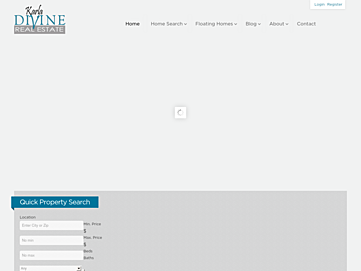 Screenshot of karladivine.com