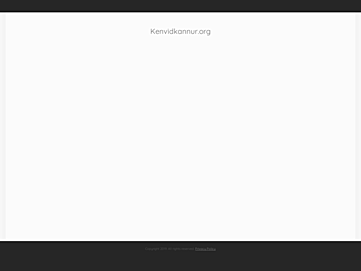 Screenshot of kenvidkannur.org