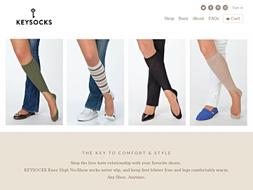 Screenshot of keysocks-3.myshopify.com