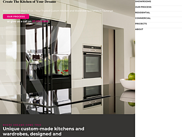 Screenshot of kitchensrus.co.nz