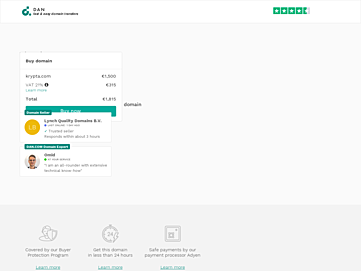 Screenshot of krypta.com