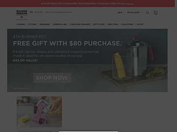 Screenshot of kuhnrikonshop.com