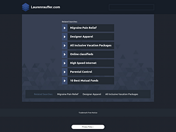 Screenshot of laurenrauffer.com