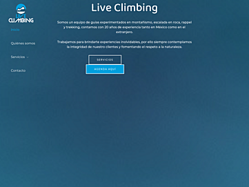 Screenshot of liveclimbing.com