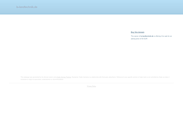 Screenshot of ls-landtechnik.de