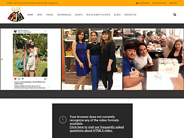 Screenshot of luxonlineph.com