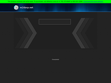 Screenshot of m2darp.net