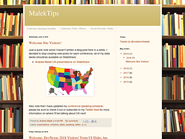 Screenshot of malektips.com