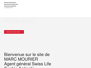 Screenshot of marc-mourier.swisslife-direct.fr