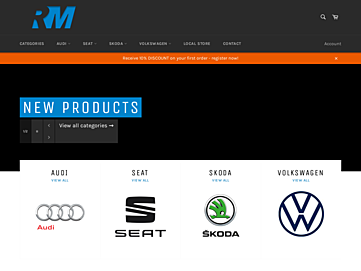 Screenshot of mariocarparts.co.uk