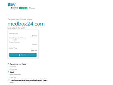 Screenshot of medbox24.com