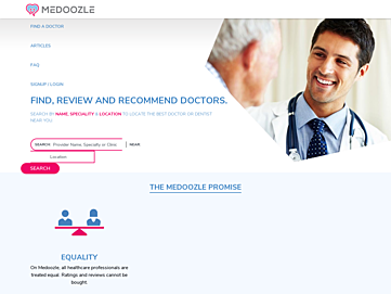 Screenshot of medoozle.com