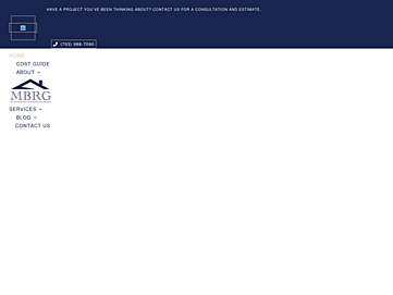 Screenshot of metrobuildingandremodelinggroup.com