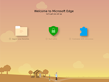 Screenshot of microsoftedgewelcome.microsoft.com