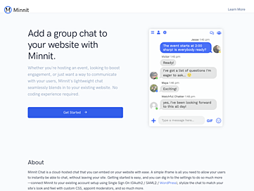 Screenshot of minnit.org