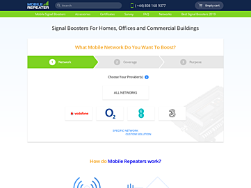 Screenshot of mobilerepeater.co.uk