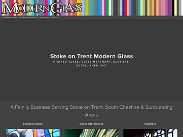 Screenshot of modernglass.com