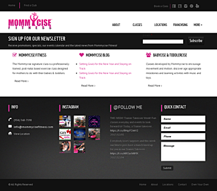 Screenshot of mommycise.com