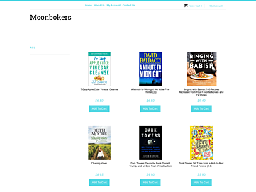 Screenshot of moonbokers.com