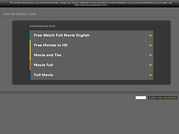 Screenshot of movie-aholic.com