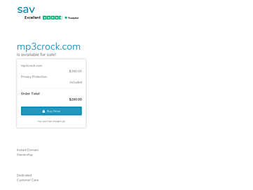 Screenshot of mp3crock.com